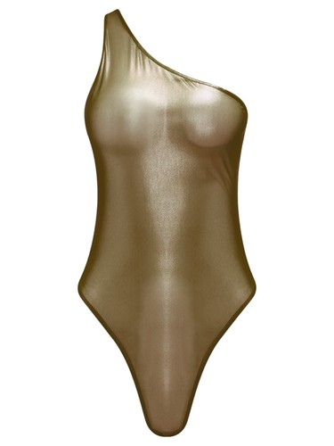 Mujeres Body Badydoll Una Pieza Delgado Mameluco Adulto Mono Ver A Través Sexy - Imagen 39 de 62