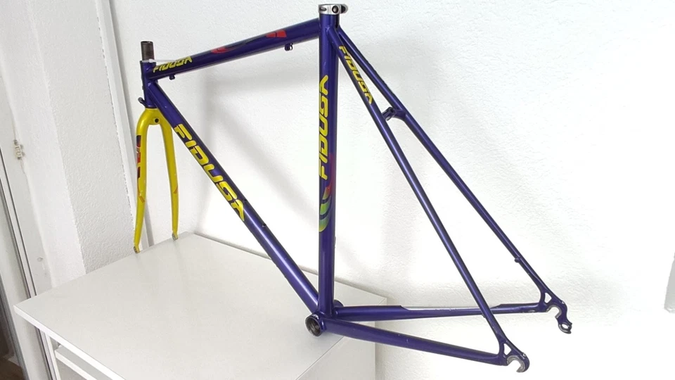 Винтажная Рама и Вилка для Дорожного велосипеда FIDUSA Ручной Работы от George Voyatzis 54 см Редкая Уникальная - Изображение 4 из 4