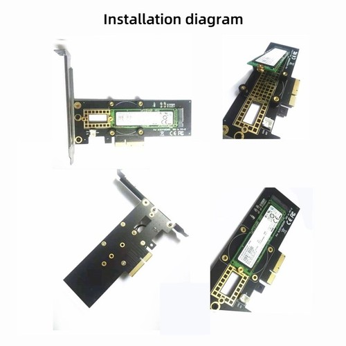 Ngff M.2 Nvme Ssd To Pcie X4+Fan Adapter Lane Host Adapter Converter Card - Afbeelding 6 van 8