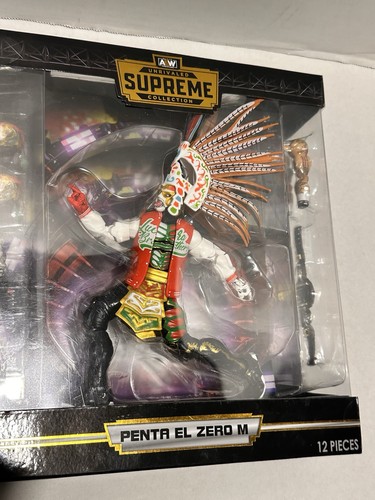 AEW Unrivaled Supreme Penta El Zero Miedo M Action Figure WWE Ultimate MIB - Picture 17 of 23