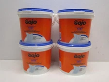 GOJO (6298-04) Fast Towels Hand & Surface Cleaner 130 Wipes Per Container - 4 pk