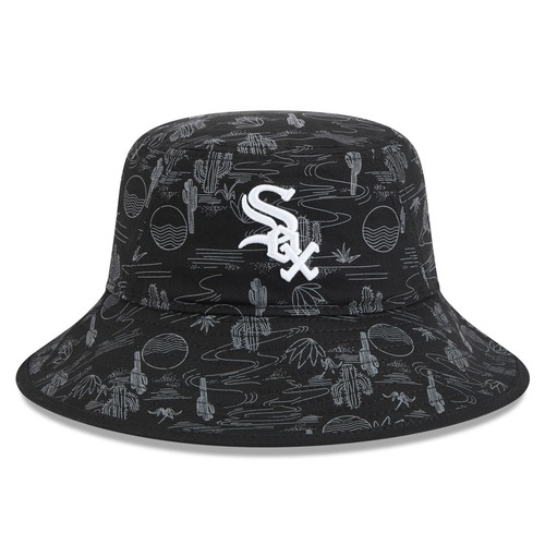 Men's New Era Black Chicago White Sox 2025 Spring Training All Over Print - Imagen 2 de 4