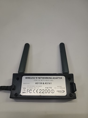 Max Wireless N Networking Wifi Adapter Dual Antenne für Xbox 360 AS159 & AS161 - Bild 3 von 3