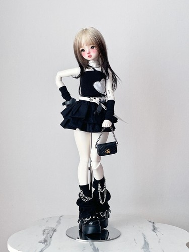 1/4 MSD BJD Doll Clothes Outfits Tops Bustier Skirt Necklace Belt Sleeve DIY Toy - Picture 18 of 23