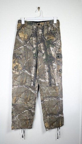 Walls Camouflage Hose Herren Medium 34x32 Real Tree Hunting verstellbarer Kordelzug - Bild 5 von 5