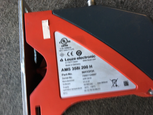 Leuze Electronics AMS 358i 200H not tested for parts or repair - Picture 4 of 5