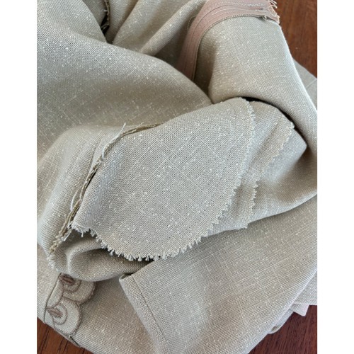 Lampl Vintage Dress, Beige Union Made, Rayon Silk Blend, Estimated Women's Small - Picture 5 of 7