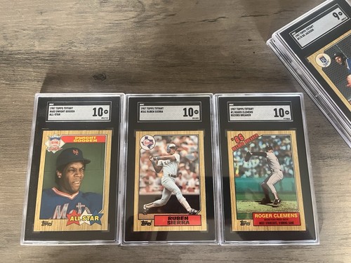 1987 Topps Tiffany Complete Set with SGC Graded Stars. (3) Gem Mint 10โs ๐ - Picture 3 of 6