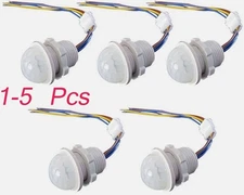 1-5 PIR Infrared Motion Sensor Detector 110V Smart Switch Light Lamp Switch Auto