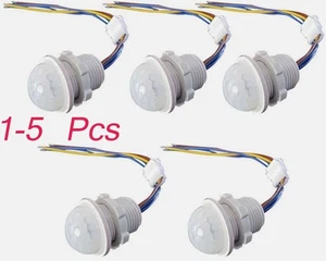 1-5 PIR Infrared Motion Sensor Detector 110V Smart Switch Light Lamp Switch Auto