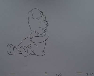 Walt Disney Animationskunst Cel Produktion Zeichnung Winnie Puuh Bär Honig #57
