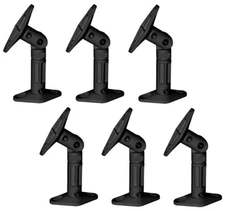 Black - 6 Pack Lot - Universal Wall or Ceiling Speaker Mounts Brackets fits BOSE