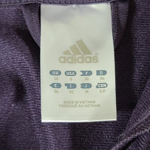 ADIDAS Track Jacket Boys Sz 5 Zipper White Stripe Logo High Collar Phone Pocket - Picture 3 of 10