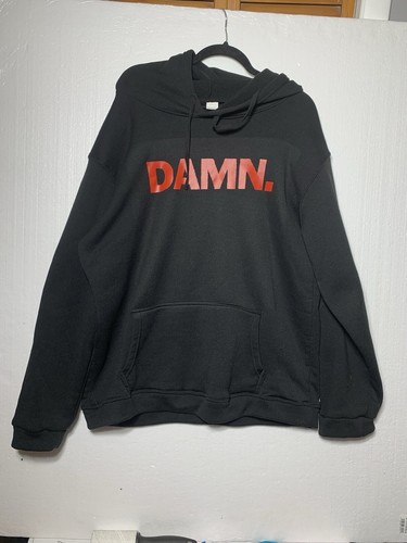 DAMN Kendrick Lamar Unisex Black Hoodie Sweatshirt Me Verses Me 3XL - Picture 12 of 13