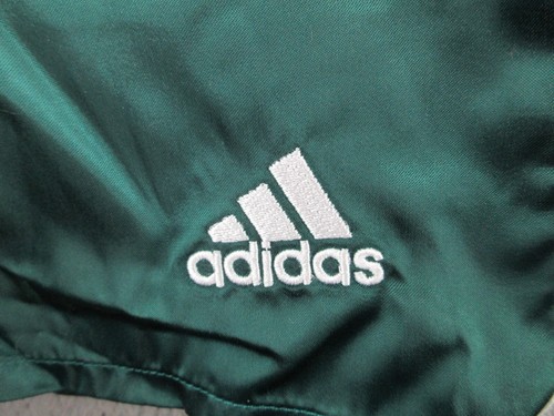 NWT 90s Y2K Vintage ADIDAS HOT SHOT LISBON SHORT Soccer Nylon Shiny Men's Medium - Picture 3 of 13