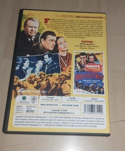 LA VALLE DEI MONSONI DVD + POSTER CON JOHN WAYNE - Foto 2 di 4