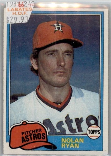 Nolan Ryan Buy 1-50% off 2nd 1981-88 Houston Astros California Angels Tx Rangers - Picture 51 of 124