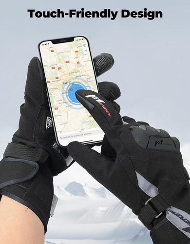 KEMIMOTO 2024 Version Heated Motorcycle Gloves for Men and Women with Hard Prote - Picture 4 of 5