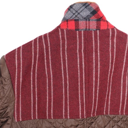 COMME des GARCONS JUNYA WATANABE MAN chester coat jacket men Size S Plaid brown - Picture 6 of 10