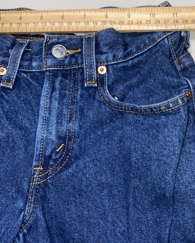 LEVI'S 569 Boy's Relaxed Loose Straight Denim Blue Jeans EUC Size 8 (24”Wx21”L) - Picture 6 of 11