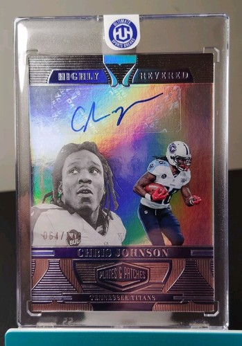 2023 Plates Patches Chris Johnson Highly Revered Auto /149 TItans Autograph 