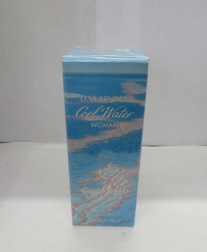 Davidoff Cool Water Woman Coral Reef Ltd. Ed Eau de Toilette Spray 3.4 oz/100ml - Picture 3 of 4