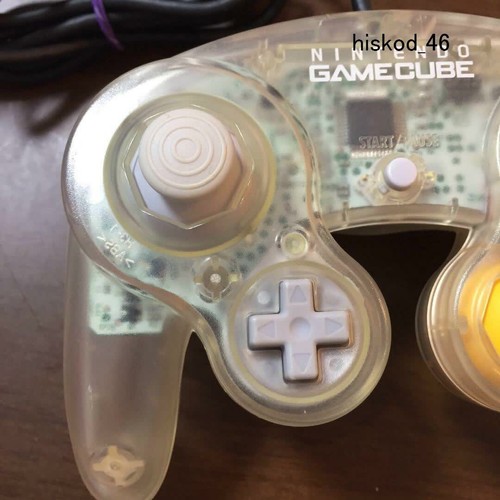 Nintendo Official GameCube Controller Pad Clear Spice GC Wii Joy stick JP F/S - Picture 6 of 6
