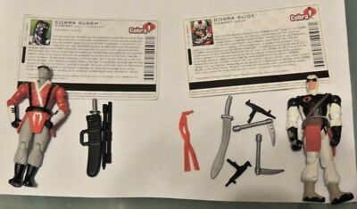 G.I. Joe 3 3/4 action figure Slash(V1)/Slice(V6) Valor vs Venom series 2005