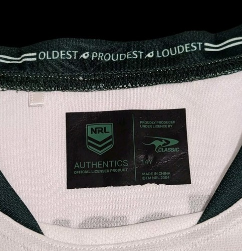 2022 South Sydney Rabbitohs Size 14 Kids ISC ANZAC NRL Jersey - Picture 3 of 6