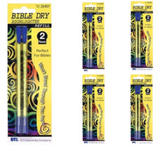G.T. Luscombe Lot/5 Bible Dry Highlighter Refill 2/Pk Yellow Church Mission