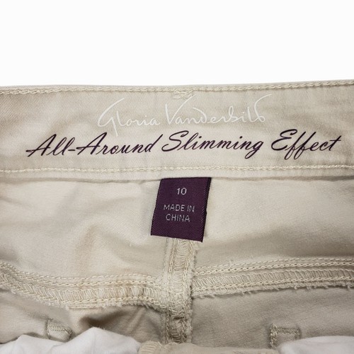 Gloria Vanderbilt Women's Wide Leg Cropped Pants Size 10 - Picture 4 of 9