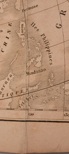 B&W copper-plate map Afrique Africa Dufour 1828 Vosgien - Picture 7 of 22