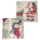 Christmas 44cm Woven Cushion Cover - Choose Design