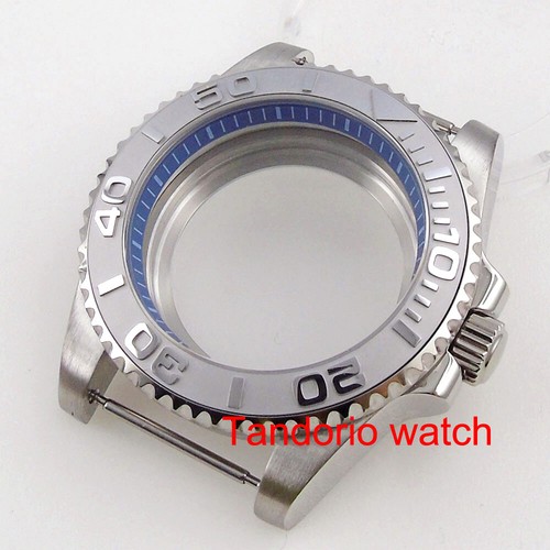  40 mm Massiv Edelstahl Uhrengehäuse Saphirglas Passform NH34 NH35 NH36 Uhrwerk - Bild 9 von 42