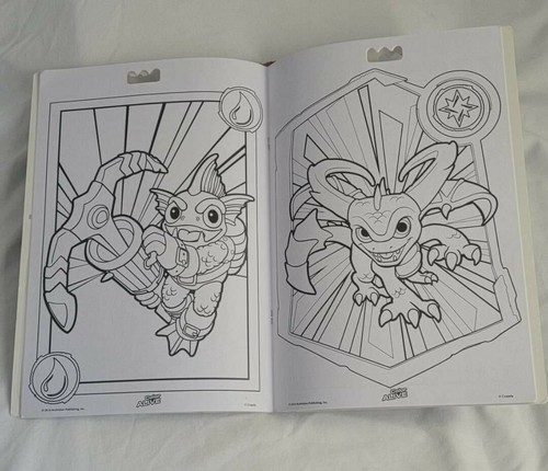 Crayola Color Alive Skylanders coloring book with crayons, 2015 - Picture 2 of 4