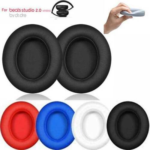 2 Replacement Ear Pads Cushion for Beats by dr dre Studio 3.0 Headphone Wireless - Picture 1 of 14