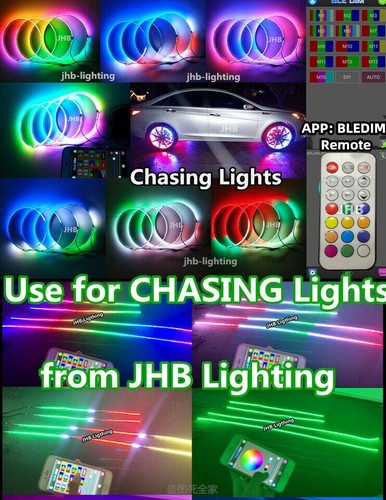 Parts: JHB 3Way App Remote CHASING FLOW Wheel Underglow Lights Controller Wiring - Foto 4 di 4