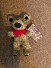 Vintage Grateful Dead Esau Bean Bear Plush 7” By Liquid Blue 1998