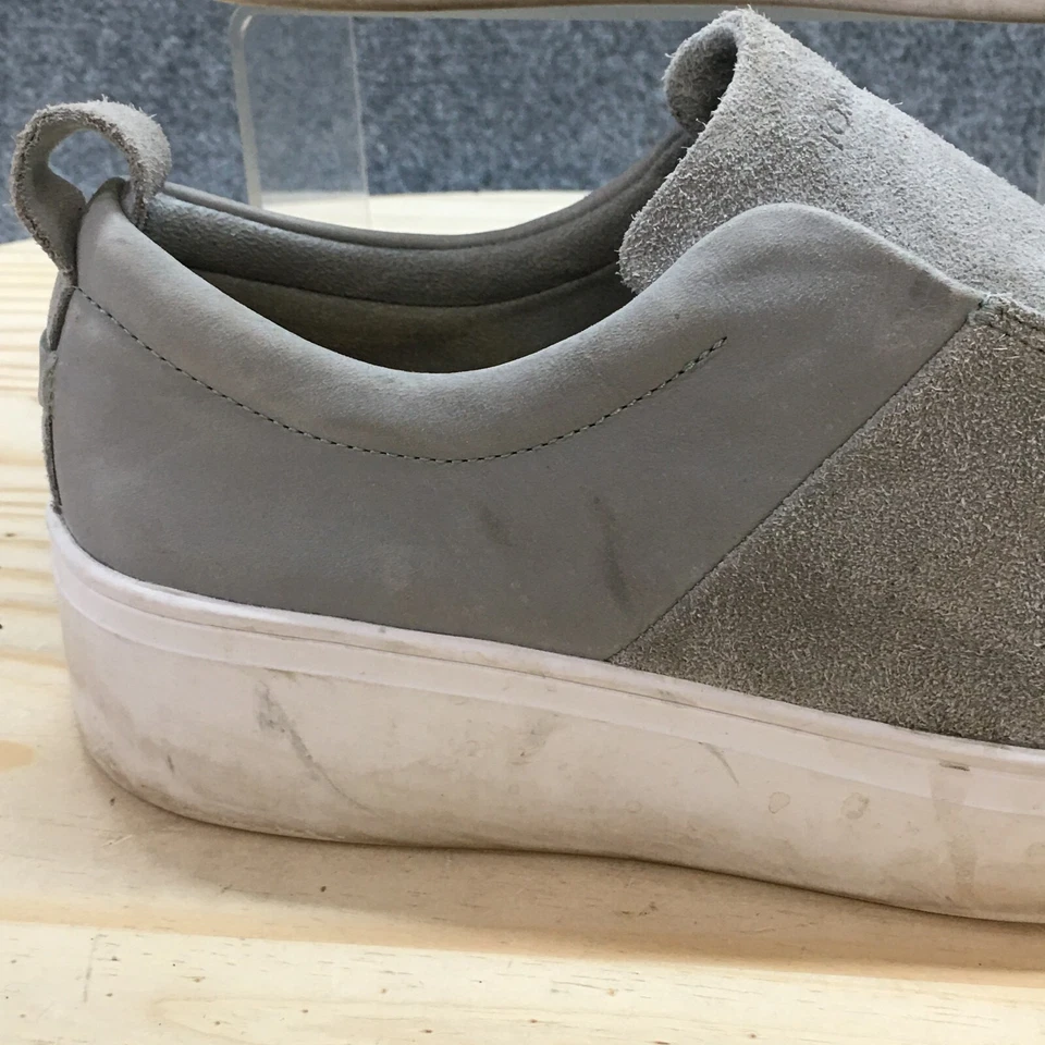 Toms Sneaker Womens 9 Gray Amber Slip On Round Toe Platform Casual Comfort Suede - Image 2 of 4