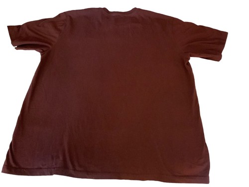 Carhartt Shirt Men's 2XLT Tall Maroon Original Fit Pocket Tee Logo Cotton Work - Picture 6 of 6