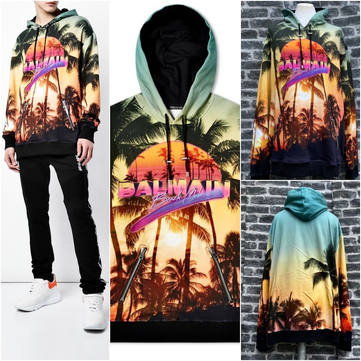UltraRare & Great SS19 Balmain Beach Club Sunset Print