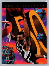 1995-96 Hoops Number Crunchers David Robinson #12 San Antonio Spurs