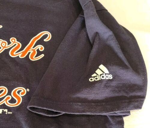 Vintage Y2K Adidas New York Yankees Logo T Shirt Mens size 2XL Double Sided MLB - Picture 6 of 7