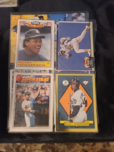 Lot Different RICKEY HENDERSON And Ken Griffey Baseball Cards - Picture 22 of 23