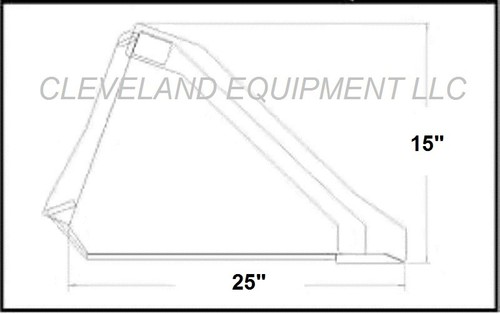 NEW 42" LOW PROFILE BUCKET Vermeer Boxer Ramrod Mini Skid Steer Track Loader - Picture 11 of 12