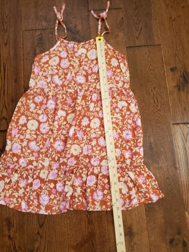 Billabong Girls Sz Medium Wild Dreamer Floral Sundress Adjustable Straps Dress - Bild 14 von 14