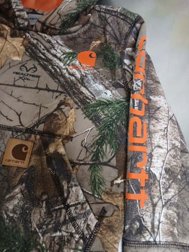 Carhartt  Real Tree Edge Camo Hoodie Kids Size 4-EUC - Picture 9 of 14