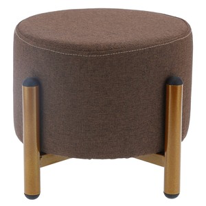 Repose-pieds Réglable Tabouret de chaussures rembourré avec pieds pour salon