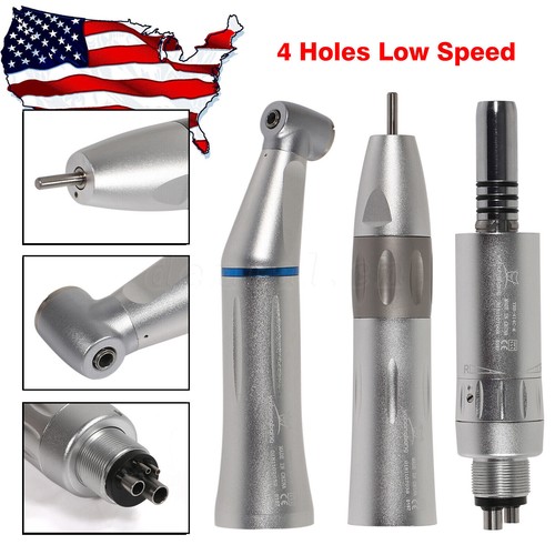 Dental Low Speed Contra Angle Straight Handpiece Air Motor 4 Hole Inner Fit KAVO - Picture 4 of 40