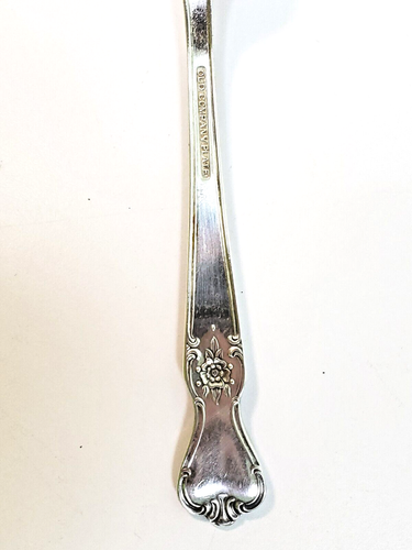 Tenedor de cena de plata International Old Company 1950 FIRMA plato - Imagen 6 de 10
